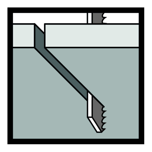 Bosch Stichsägeblatt T 1018 AFP, Precision for Metal-Sandwich