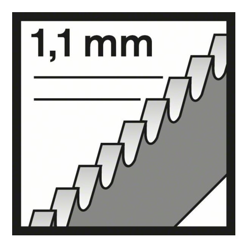 Bosch Stichsägeblatt T 1018 AFP, Precision for Metal-Sandwich