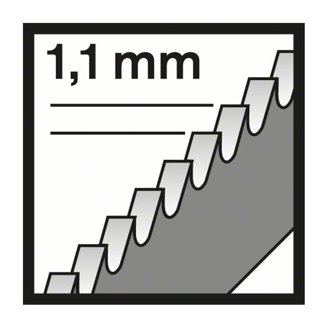 Bosch Stichsägeblatt T 1018 AFP, Precision for Metal-Sandwich