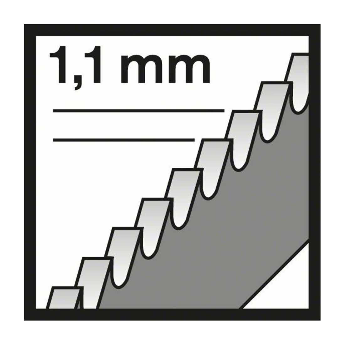 Bosch Stichsägeblatt T 1018 AFP, Precision for Metal-Sandwich