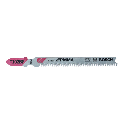 Bosch Stichsägeblatt T 102 BF, Clean for PMMA
