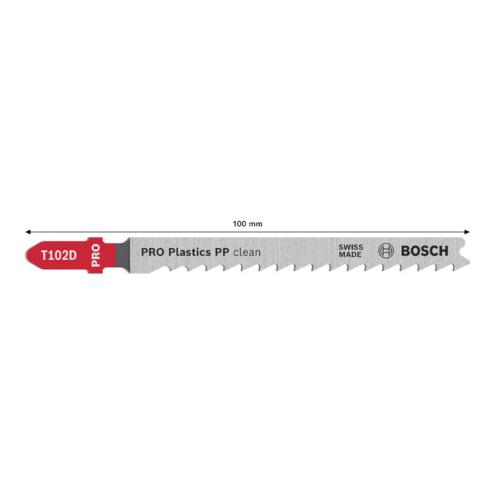 Bosch Stichsägeblatt T 102 D, Clean for PP