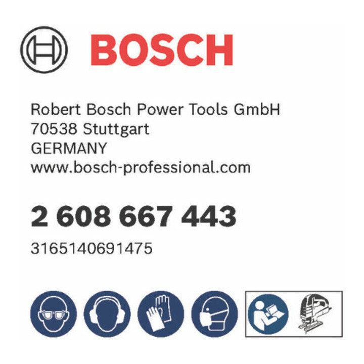 Bosch Stichsägeblatt T 102 D, Clean for PP