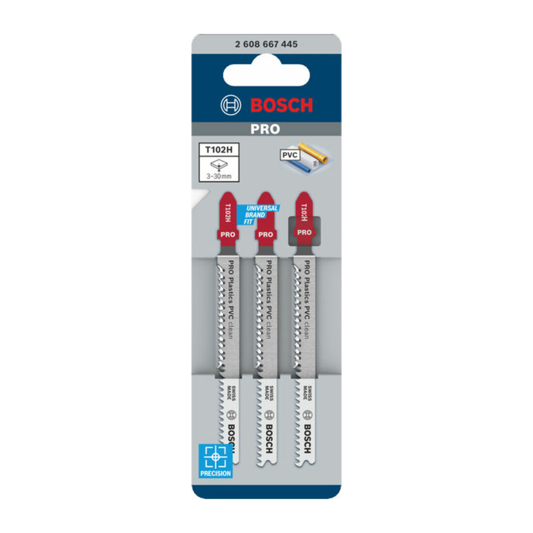 Bosch Stichsägeblatt T 102 H Clean for PVC