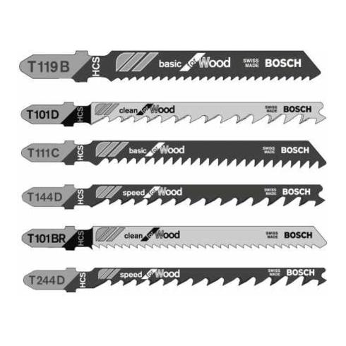 Bosch Stichsägeblatt T 111 C, Basic for Wood 