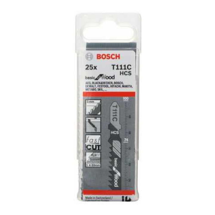 Bosch Stichsägeblatt T 111 C, Basic for Wood 