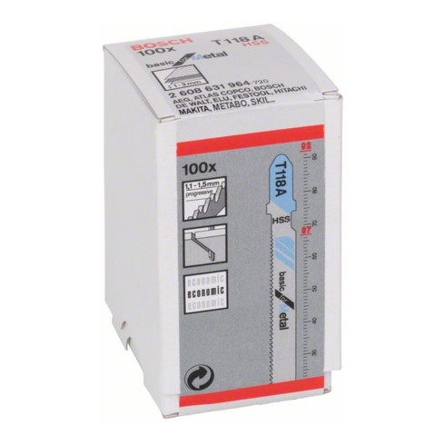 Bosch Power Tools Sägeblatt T 118 A 2608631013