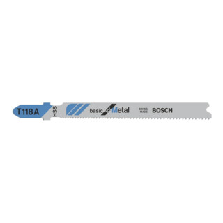 Bosch Stichsägeblatt T 118 A VE à 100 Stück Basic for Metal