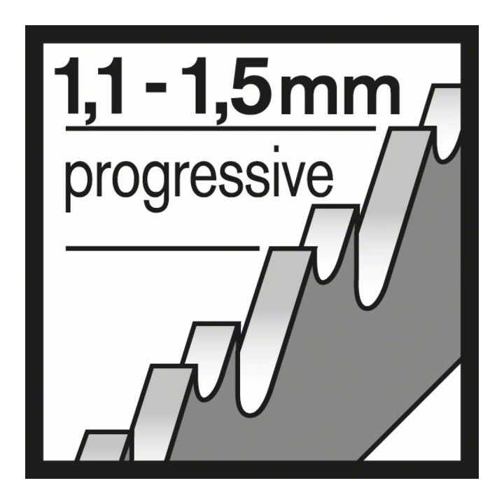 Bosch Stichsägeblatt T 118 AF, Flexible for Metal