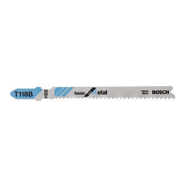 Bosch Stichsägeblatt T 118 B, Basic for Metal