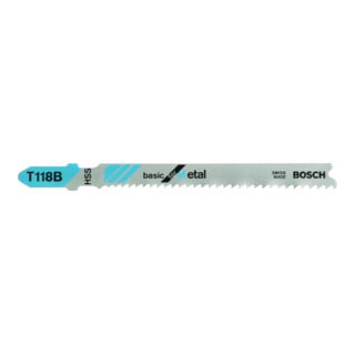 Bosch Stichsägeblatt T 118 B VE à 5 Stück Basic for Metal