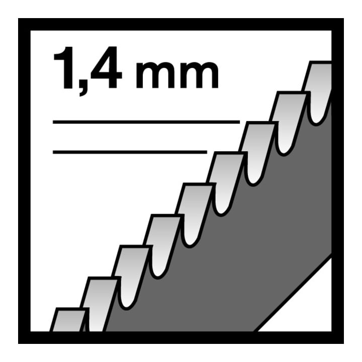 Bosch Stichsägeblatt T 118 EFS VE à 5 Stück Basic for Stainless Steel