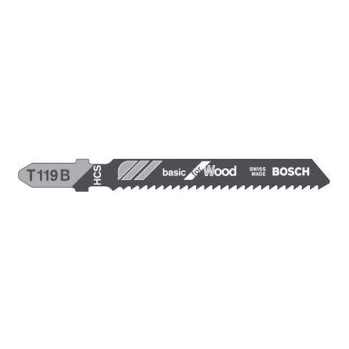 Bosch Stichsägeblatt T 119 B, Basic for Wood