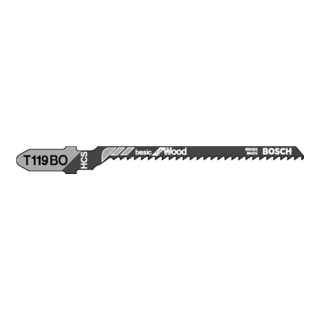 Bosch Stichsägeblatt T 119 BO, Basic for Wood