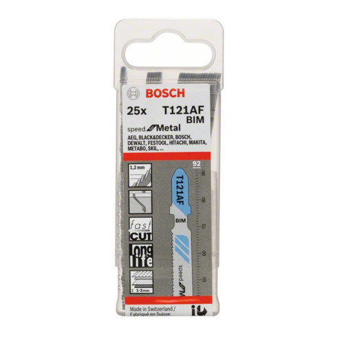 Bosch Stichsägeblatt T 121 AF, Speed for Metal