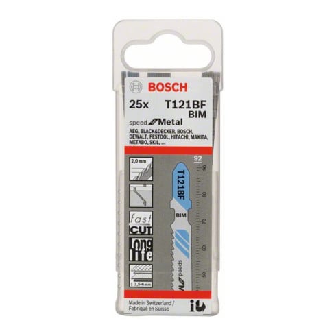 Bosch Stichsägeblatt T 121 BF, Speed for Metal