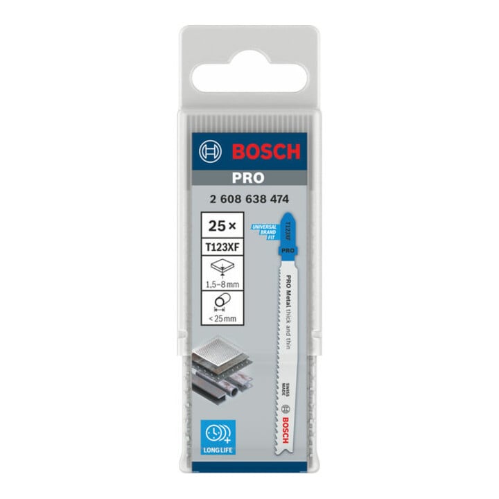 Bosch Stichsägeblatt T 123 XF, Progressor for Metal