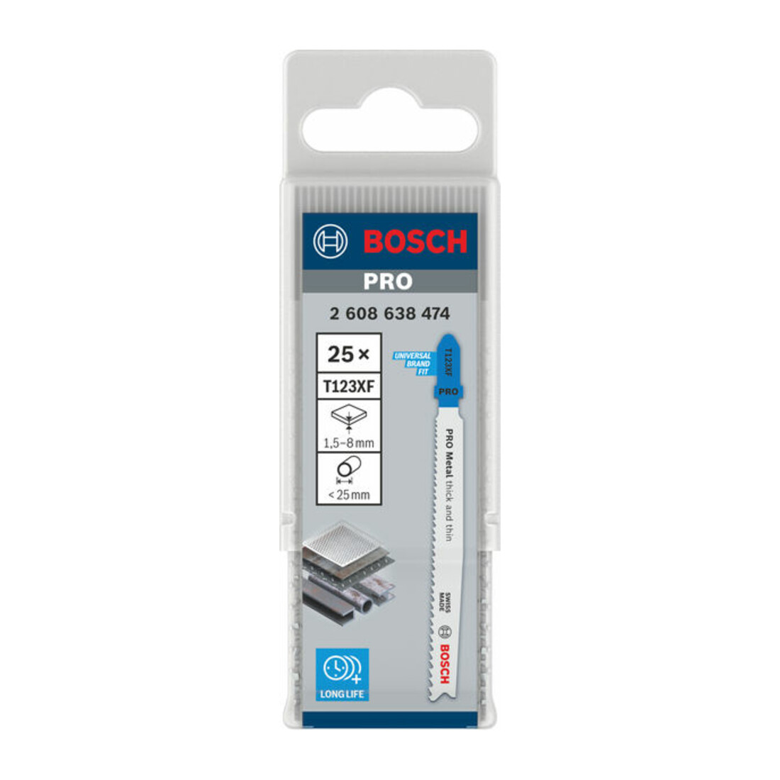 Bosch Stichsägeblatt T 123 XF, Progressor for Metal