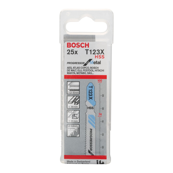 Bosch Stichsägeblatt T 123 XF, Progressor for Metal