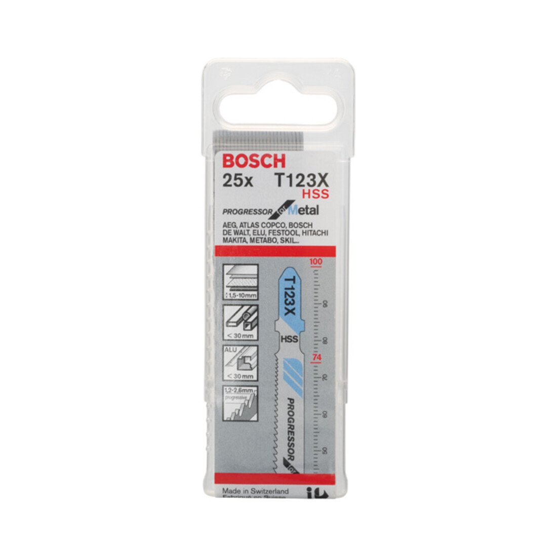 Bosch Stichsägeblatt T 123 XF, Progressor for Metal