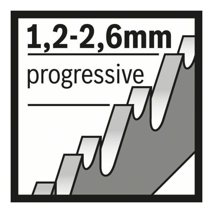 Bosch Stichsägeblatt T 123 XF, Progressor for Metal
