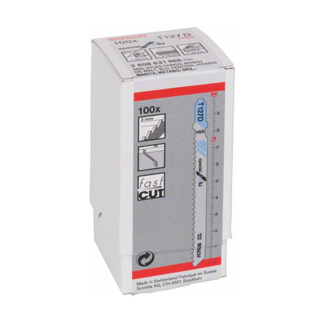 Bosch Stichsägeblatt T 127 D, Special for Alu