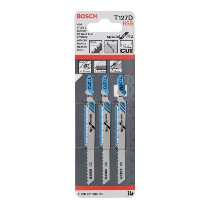 Bosch Stichsägeblatt T 127 D, Special for Alu