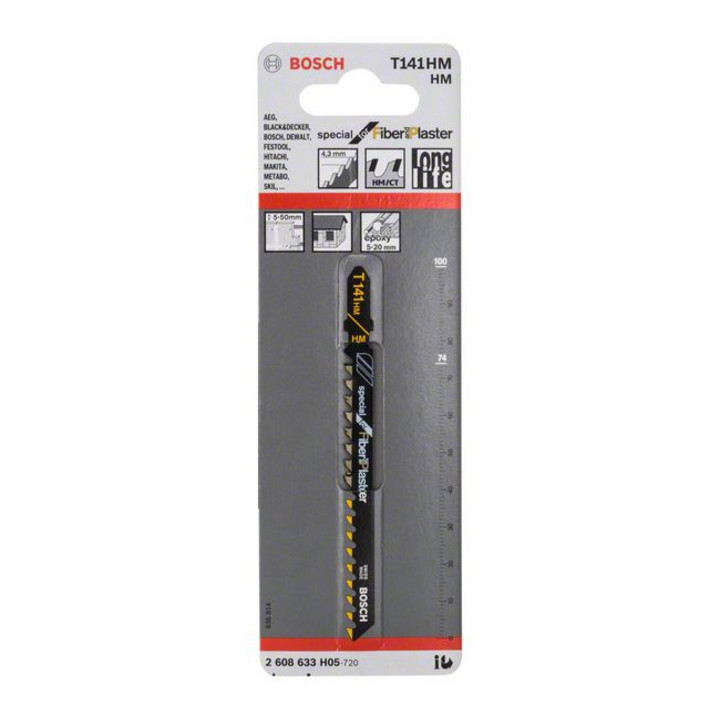 Bosch Stichsägeblatt T 141 HM, Special for Fiber and Plaster 