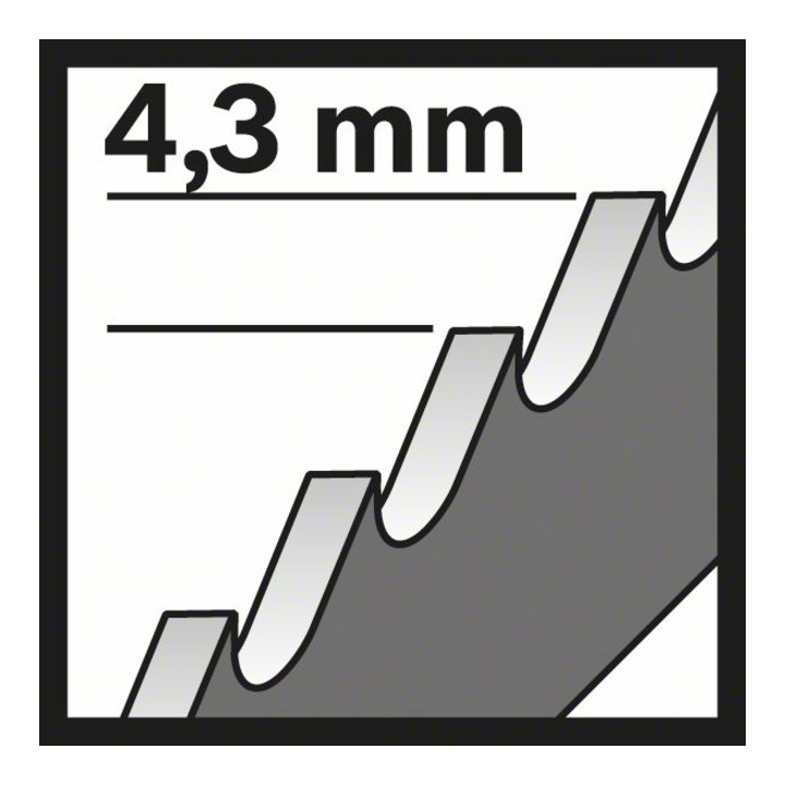Bosch Stichsägeblatt T 141 HM, Special for Fiber and Plaster 