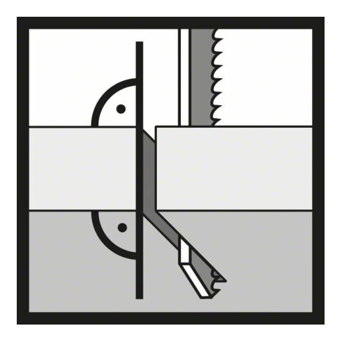 Bosch Stichsägeblatt T 144 DP, Precision for Wood