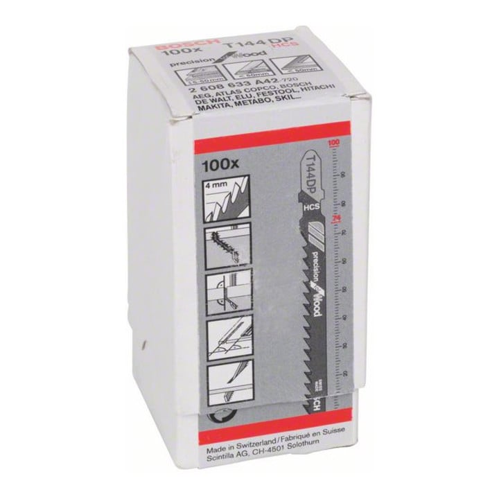 Bosch Stichsägeblatt T 144 DP, Precision for Wood