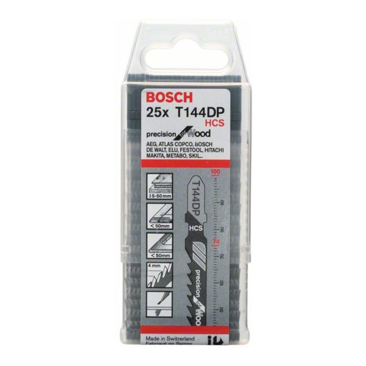 Bosch Stichsägeblatt T 144 DP, Precision for Wood
