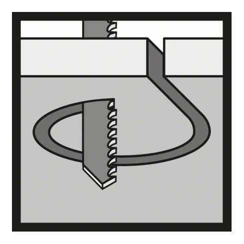 Bosch Stichsägeblatt T 227 D, Special for Alu