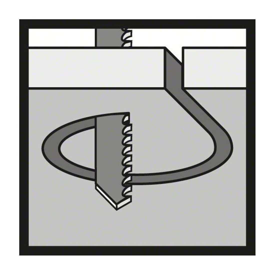 Bosch Stichsägeblatt T 227 D, Special for Alu