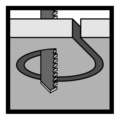 Bosch Stichsägeblatt T 227 D, Special for Alu