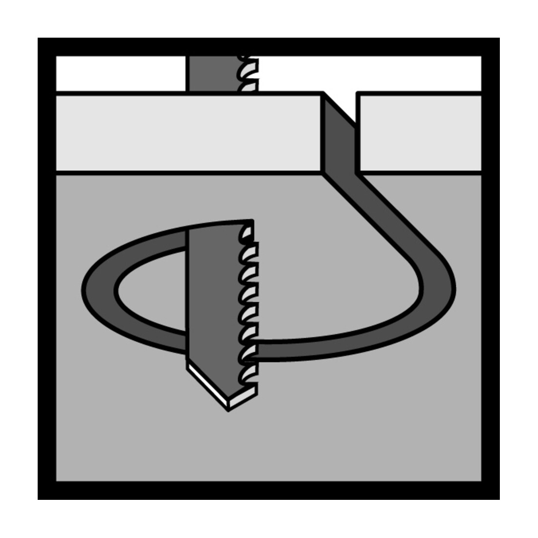 Bosch Stichsägeblatt T 227 D, Special for Alu