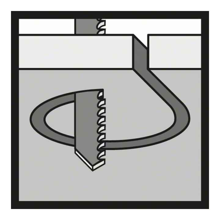 Bosch Stichsägeblatt T 227 D, Special for Alu
