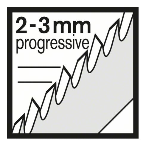 Bosch Stichsägeblatt T 234 X, Progressor for Wood