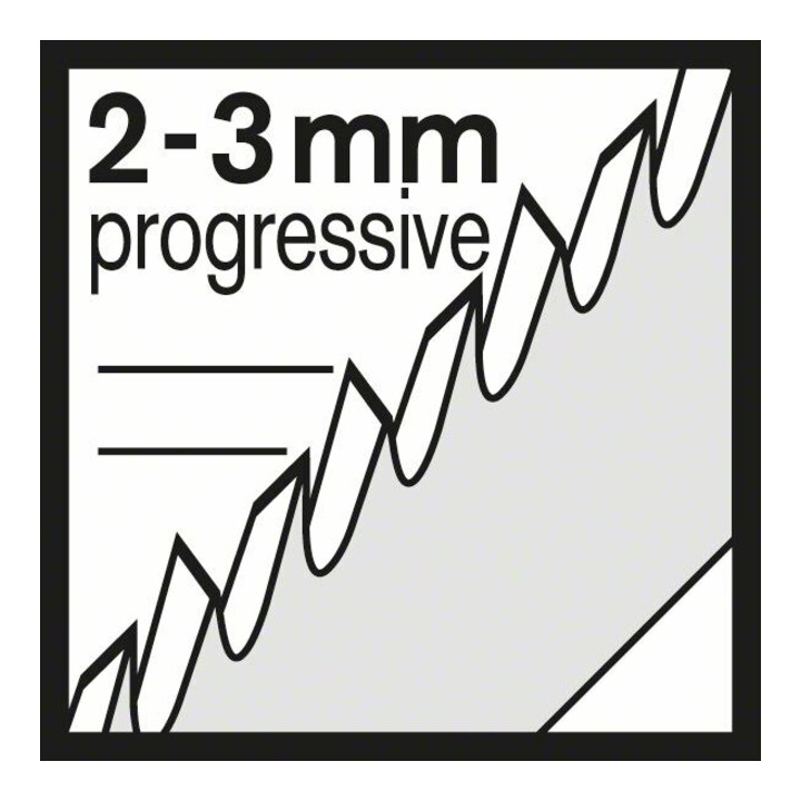 Bosch Stichsägeblatt T 234 X, Progressor for Wood