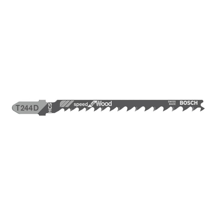 Bosch Stichsägeblatt T 244 D VE à 100 Stück Speed for Wood