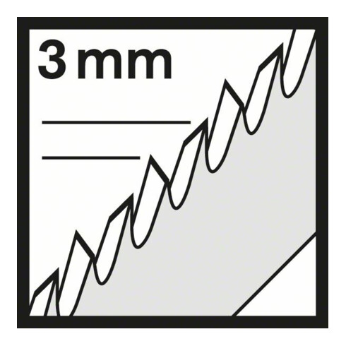 Bosch Stichsägeblatt T 301 CD, Clean for Wood
