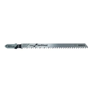 Bosch Stichsägeblatt T 301 CDF VE à 5 Stück Clean for Hard Wood