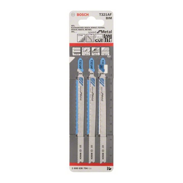 Bosch Stichsägeblatt T 321 AF, Speed for Metal