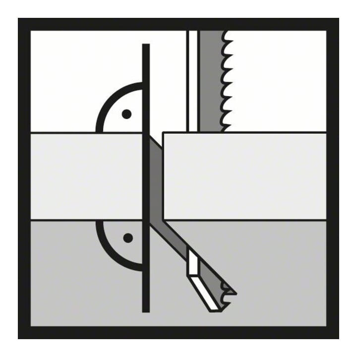 Bosch Stichsägeblatt T 344 DP, Precision for Wood
