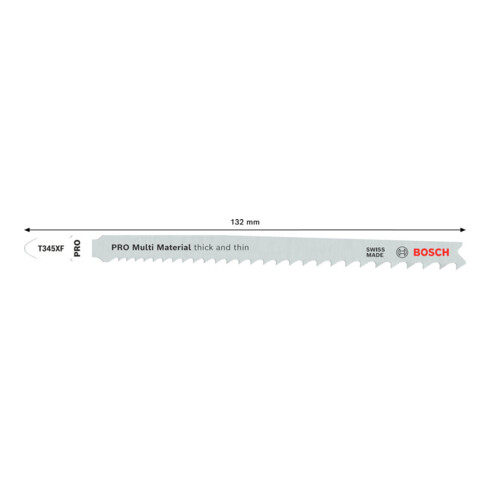 Bosch Stichsägeblatt T 345 XF, Progressor for Wood and Metal
