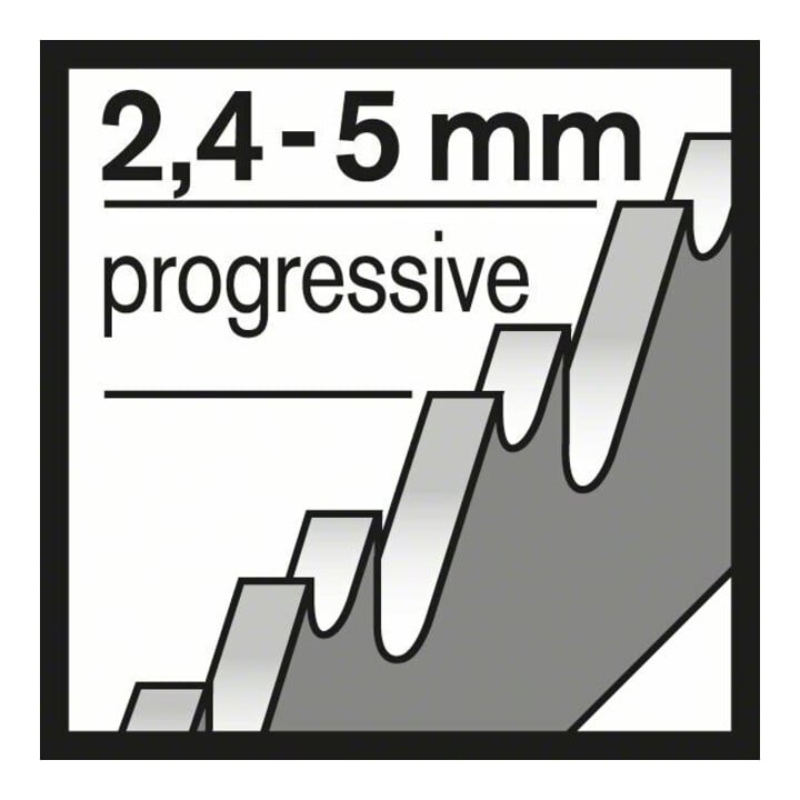 Bosch Stichsägeblatt T 345 XF, Progressor for Wood and Metal
