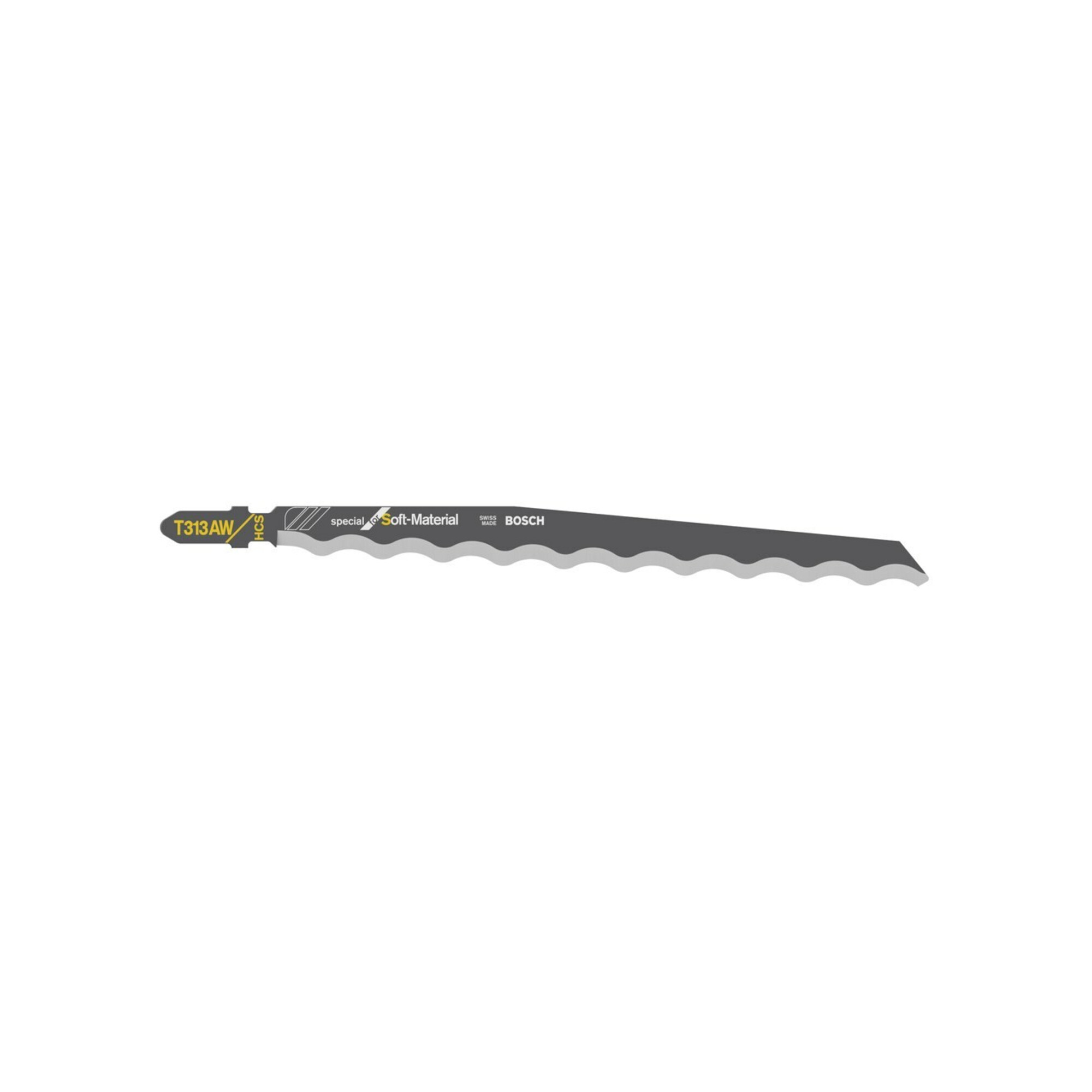 Bosch Stichsägeblatt T313 AW VE à 3 Stück Special for Soft Material