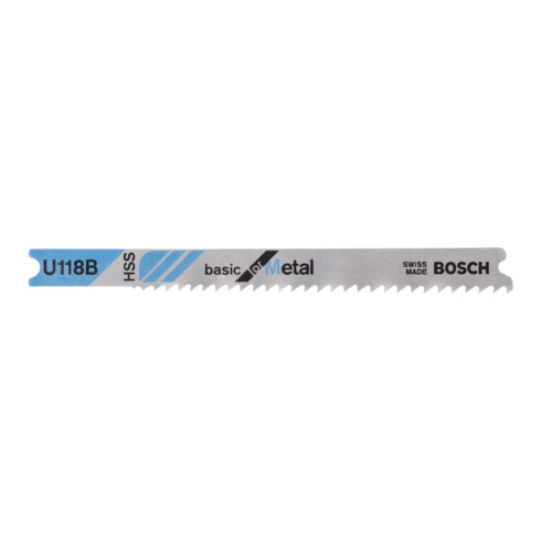 Bosch Stichsägeblatt U 118 B Basic for Metal