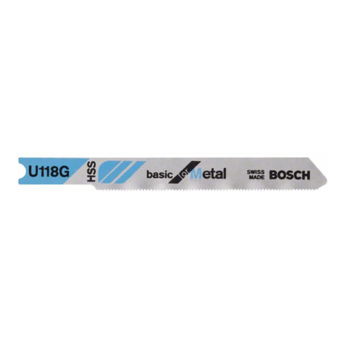 Bosch Stichsägeblatt U 118 G Basic for Metal