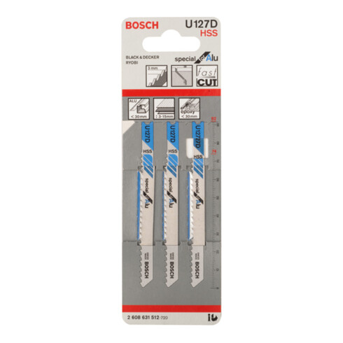 Bosch Stichsägeblatt U 127 D Special for Alu